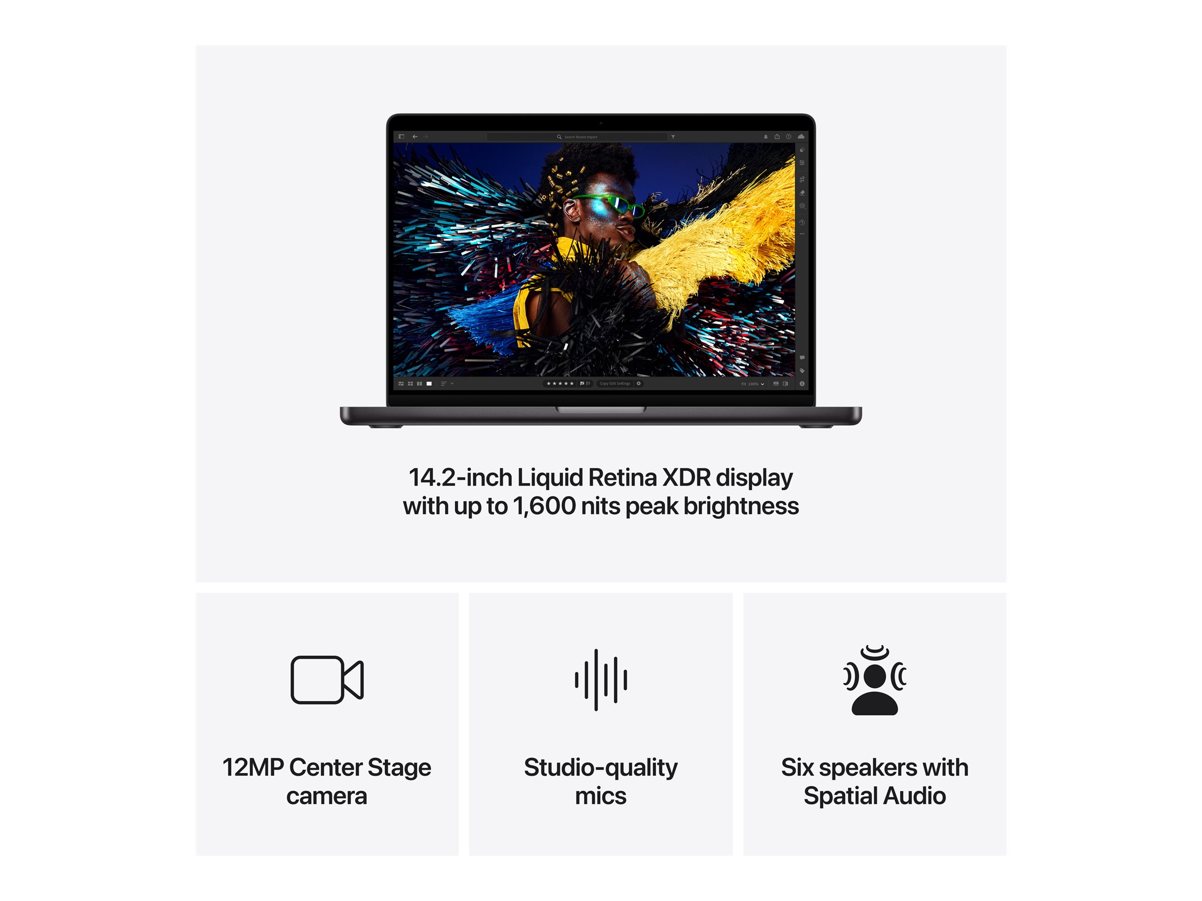 Apple MacBook Pro - 35.97 cm (14.2") - M4 - 16 GB RAM - 1 TB SSD - Deutsch