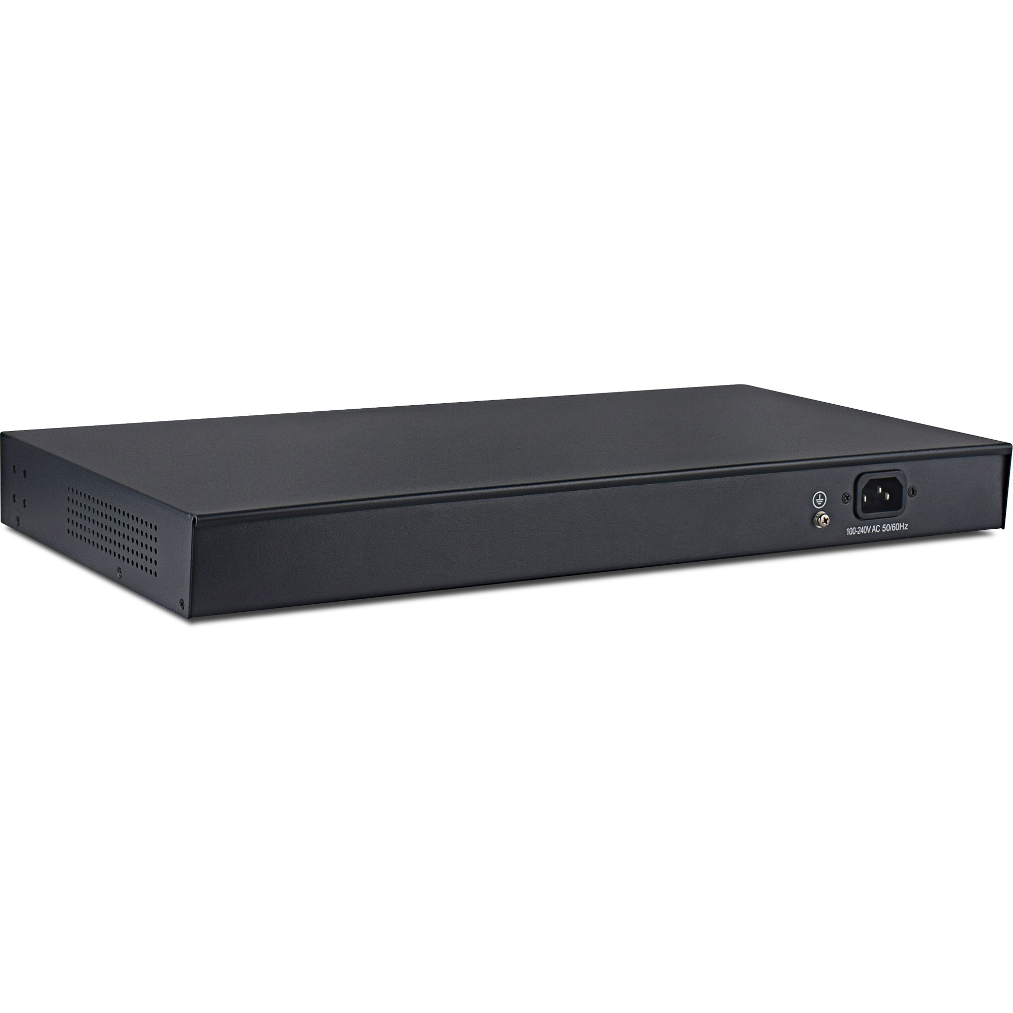 InLine 32324P - Switch - unmanaged - 24 x 10/100/1000 (PoE+) + 2 x Gigabit SFP (Uplink) - an Rack montierbar - PoE+ (380 W)