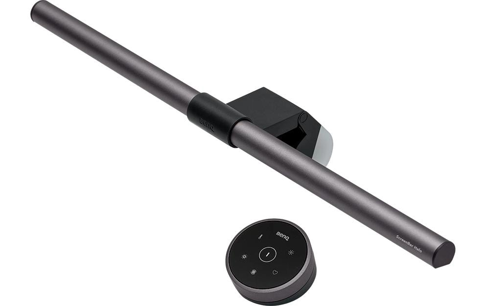 BenQ Screenbar Halo - LED-Monitorlampe schwarz [Energieklasse G] (9H.W49WT.ES3)
