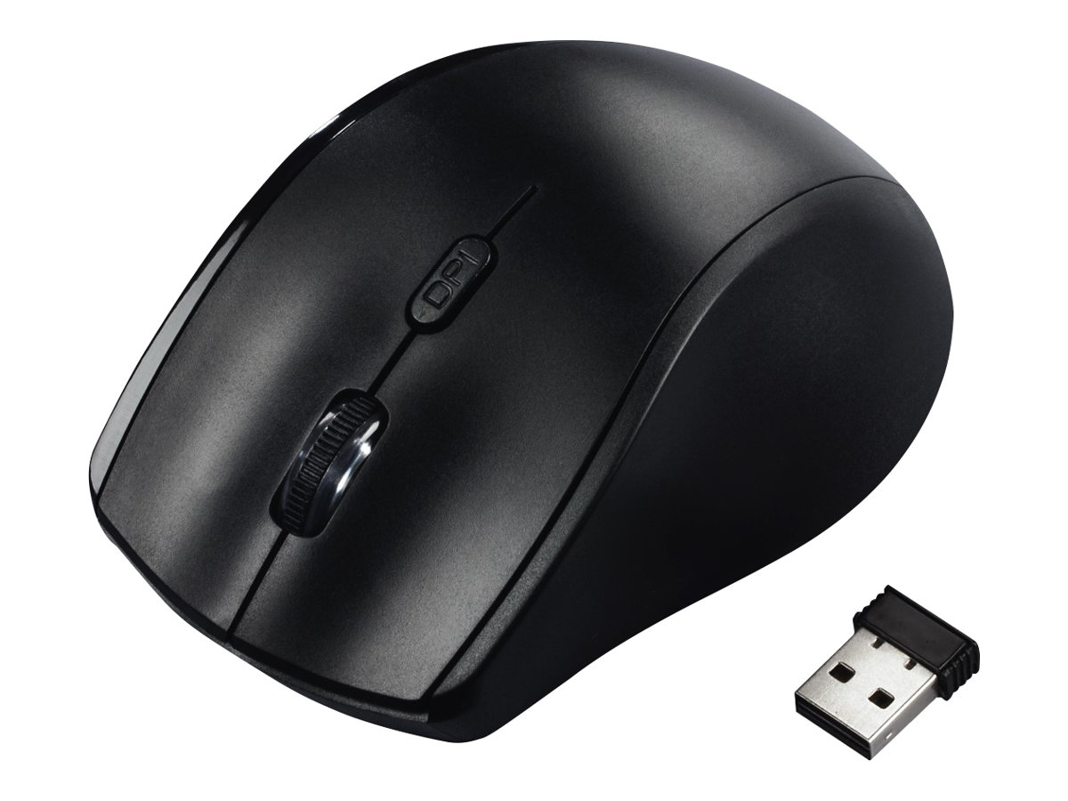 Hama "Riano" - Maus - 2.4 GHz - Schwarz