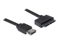 Delock Power Over eSATA cable - Power Over eSATA-Kabel - Slimline SATA (W) zu 11-poliger USB/eSATA (5 V) (M) - 1 m