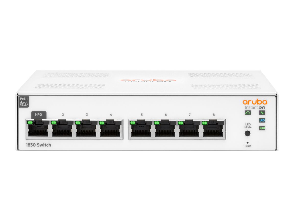 HPE Networking Instant On 1830 8G Switch - Switch - 8 Anschlüsse - Smart