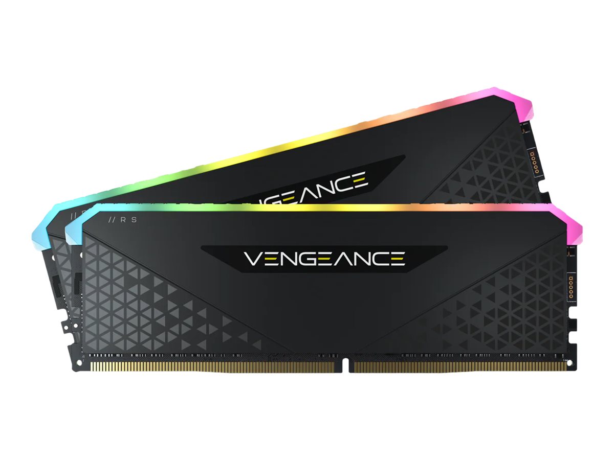 CORSAIR Vengeance RGB RS - DDR4 - Kit - 16 GB: 2 x 8 GB - DIMM 288-PIN - 3200 MHz / PC4-25600 - ungepuffert