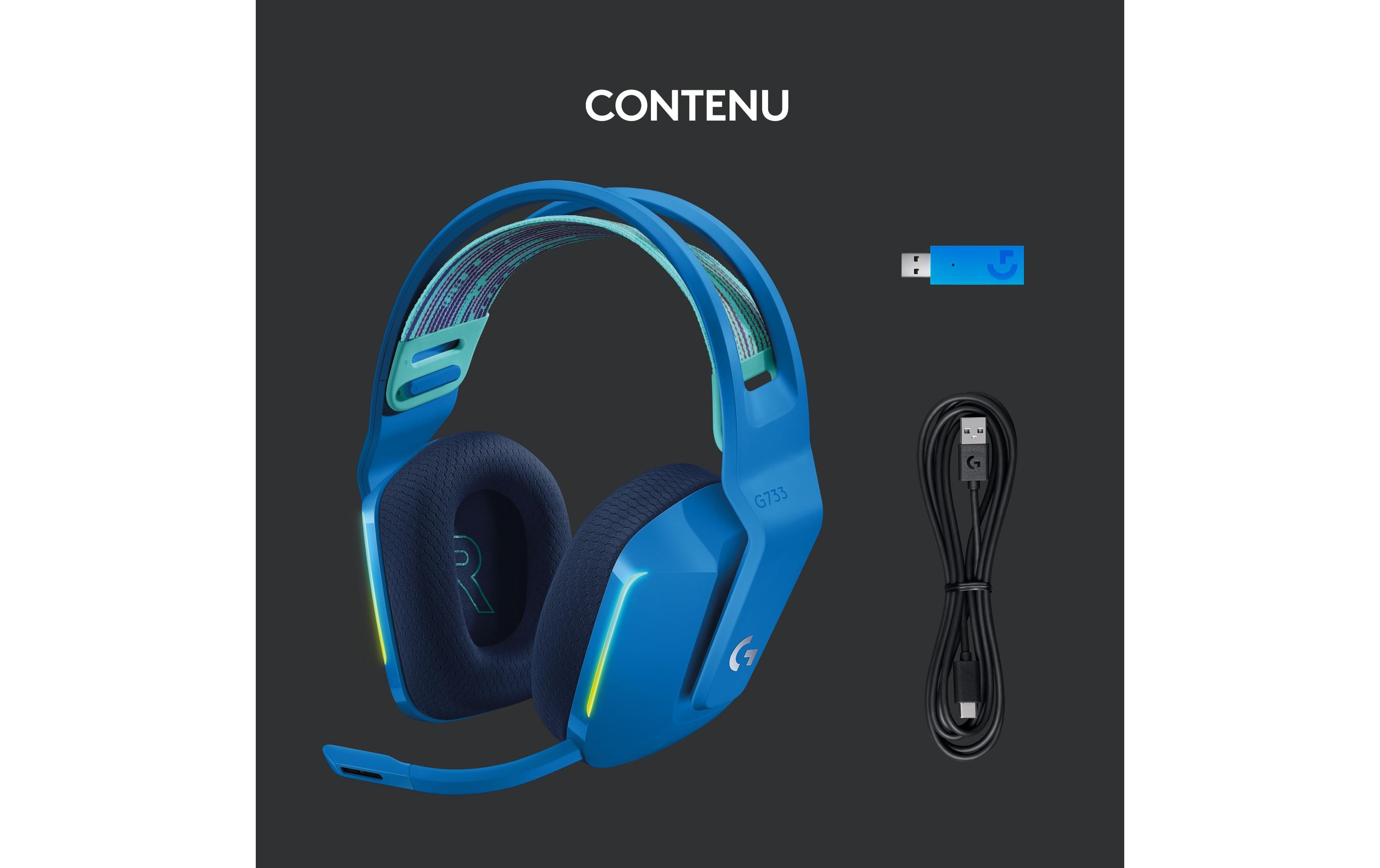Logitech G G733 LIGHTSPEED Wireless RGB Gaming Headset - Headset