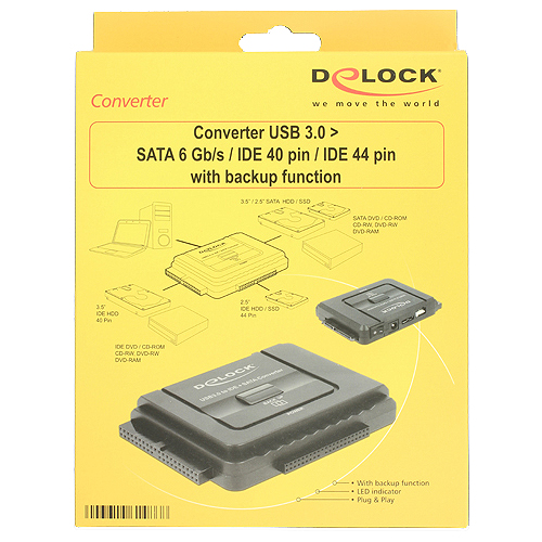 Delock - Speicher-Controller - ATA-133 / SATA 6Gb/s - USB 3.0