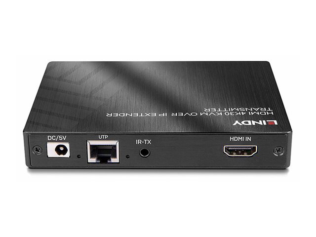 LINDY KVM over IP Extender, Transmitter - KVM/Infrarot-Extender - Sender - 1GbE, HDMI - USB - bis zu 150 m