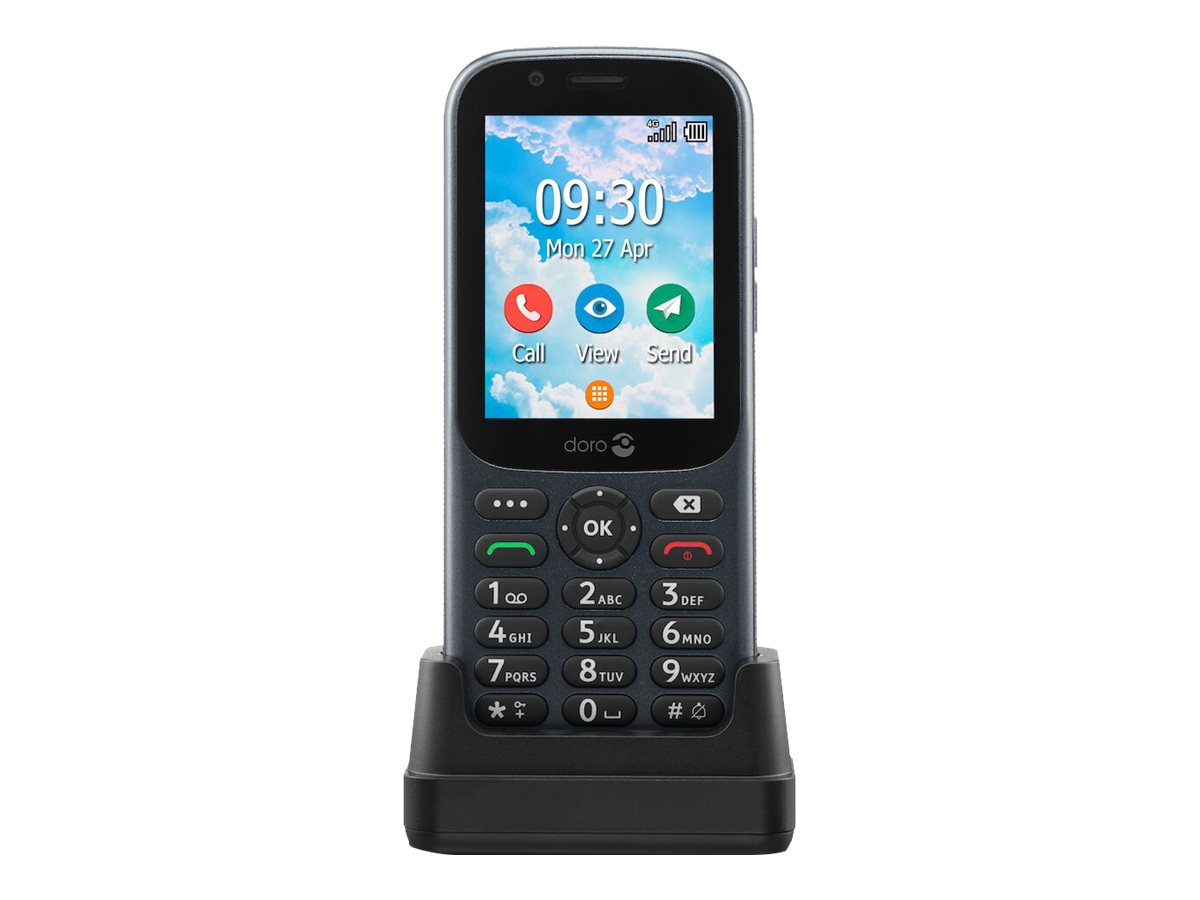 DORO 730X - Graphite - 4G Feature Phone - 1.3 GB - GSM