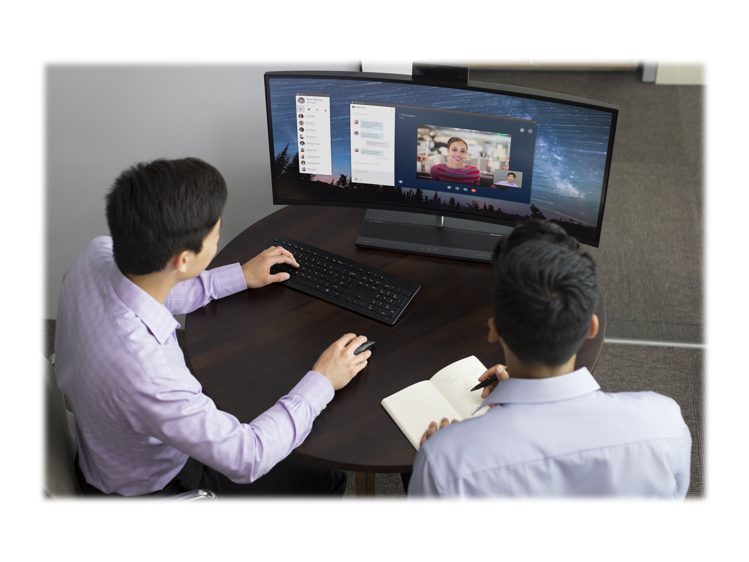 HP Premium - Maus - 2.4 GHz - Schwarz