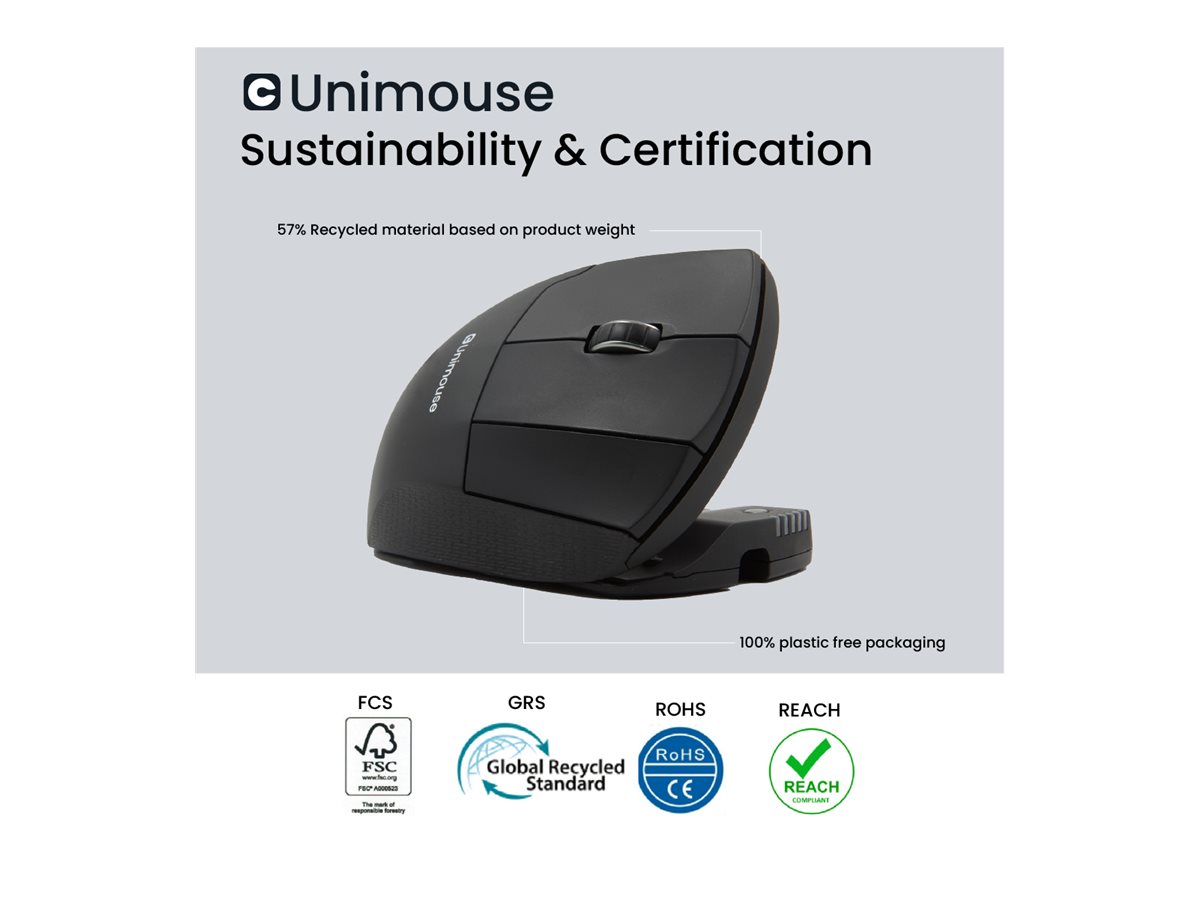 Contour Unimouse - vertikale Maus - USB