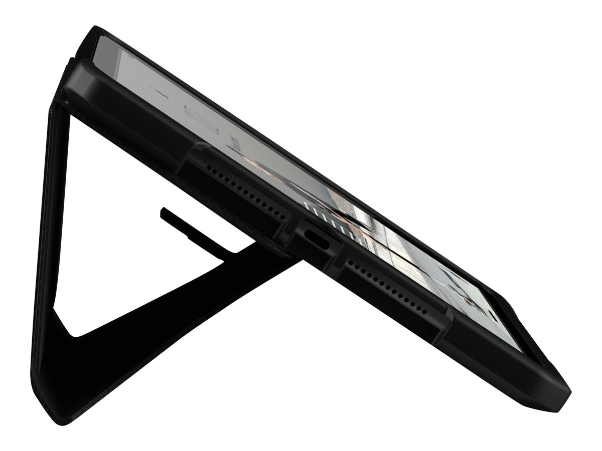 UAG Rugged Case for iPad 10.2-in (7/8 Gen, 2019/2020) - Metropolis Black - Flip-Hülle für Tablet - composite - Schwarz - 10.2" - für Apple 10.2-inch iPad (7. Generation, 8. Generation)