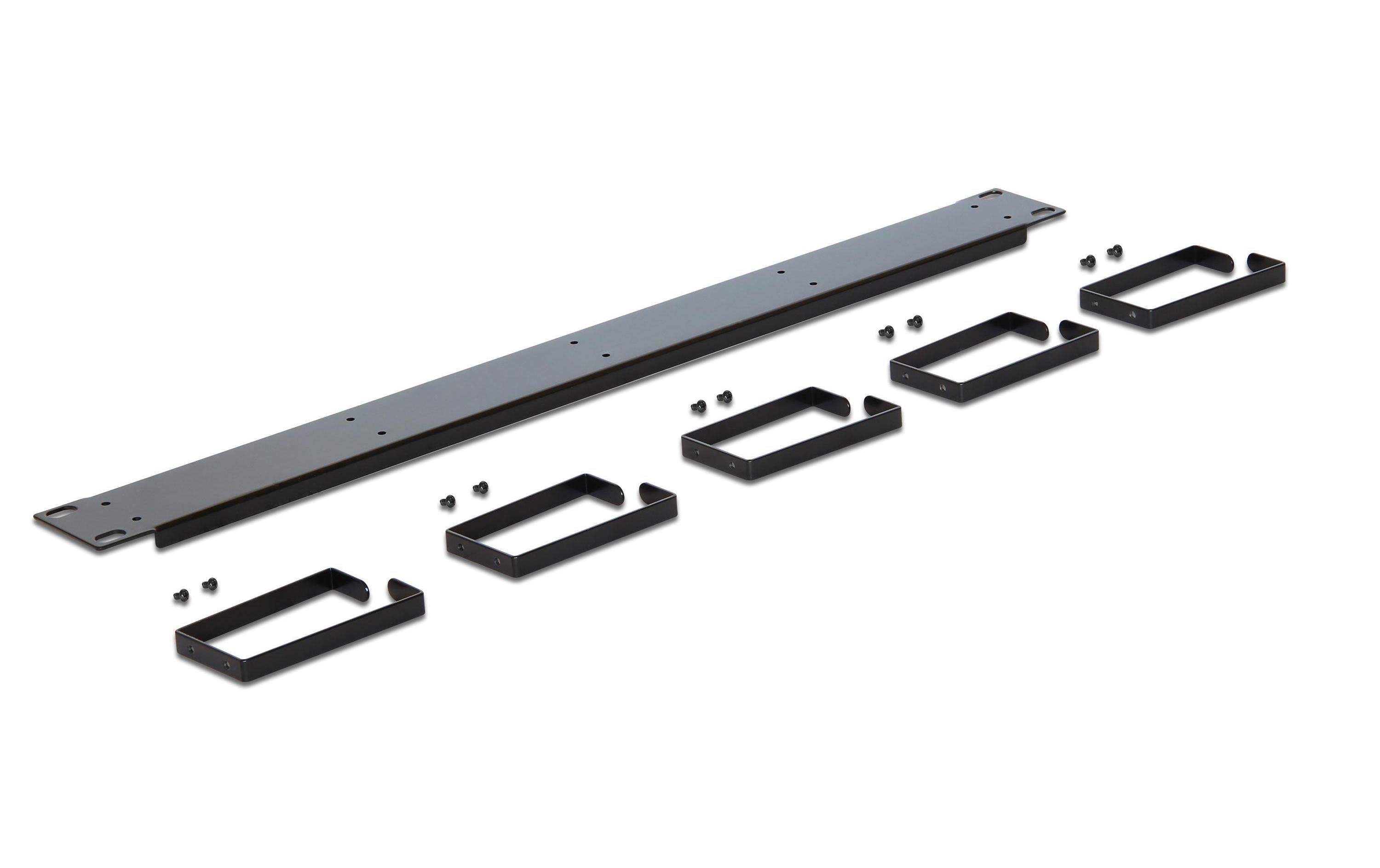 Delock Kabelführungspanel 42496 , Schwarz