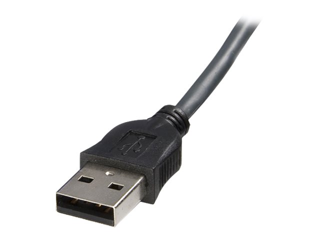StarTech.com 1,8m ultradünnes USB VGA 2-in-1-KVM-Kabel - Tastatur- / Video- / Maus- (KVM-) Kabel - USB, HD-15 (VGA) (M) zu HD-15 (VGA) (M) - 1.8 m - Schwarz - für P/N: SV1631DUSBU, SV1631DUSBUK, SV431DUSBU, SV831DUSBAU, SV831DUSBU, SV831DUSBUK