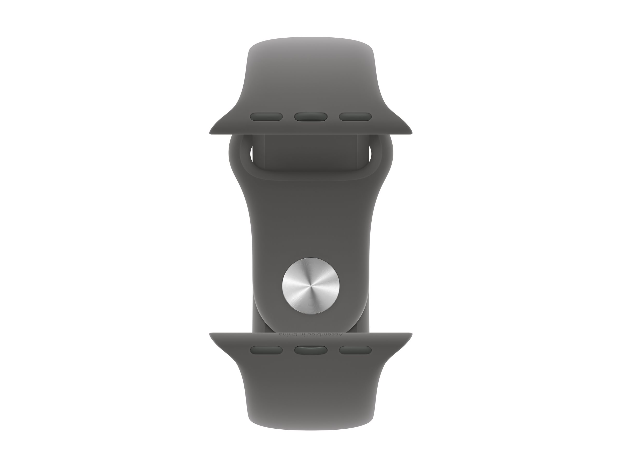 Apple Watch Series 11 GPS + Cellular 42mm Natural Titanium Case with Stone Grey Sport Band - S/M