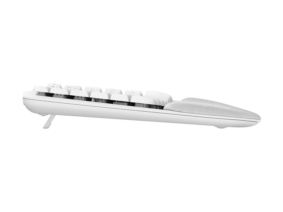 Logitech Ergo Series Wave Keys for Mac - Tastatur - QWERTZ - Deutsch - Off-White Eingabegerät