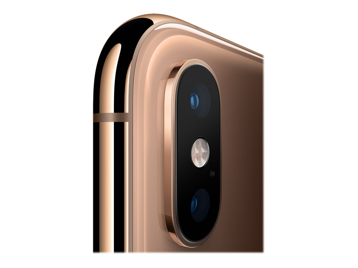 Apple iPhone XS Max - 4G Smartphone - Dual-SIM / Interner Speicher 512 GB - OLED-Display - 6.5" - 2688 x 1242 Pixel (120 Hz) - 2 x Rückkamera 12 MP, 12 MP - 2x front cameras 7 MP - Gold