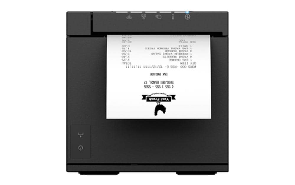 Epson TM-m30III, 8 Punkte/mm (203dpi), Cutter, USB, USB-C, Ethernet, schwarz Bondrucker, Thermodirekt, inkl.: Netzteil, Netzkabel, schwarz