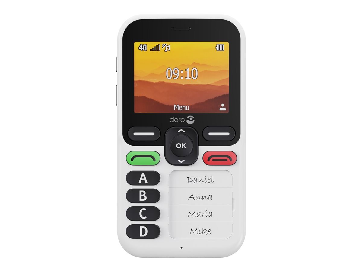 DORO Leva X10 - Schwarz / Weiß - 4G Feature Phone - 128 MB - GSM