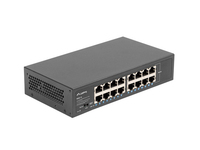 Lanberg RSGE-16 - Unmanaged - Gigabit Ethernet (10/100/1000) - Rack-Einbau - 1U - Ports - 1 GB - unmanaged - IP20 - 1 U