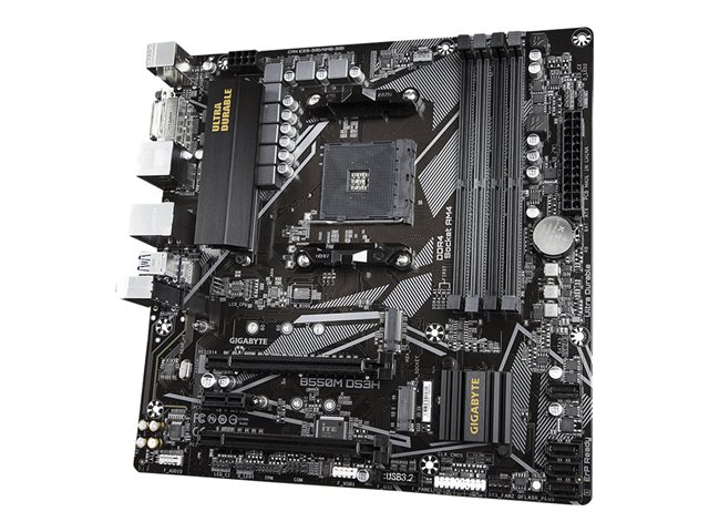Gigabyte B550M DS3H - 1.0 - Motherboard - micro ATX - Socket AM4 - AMD B550