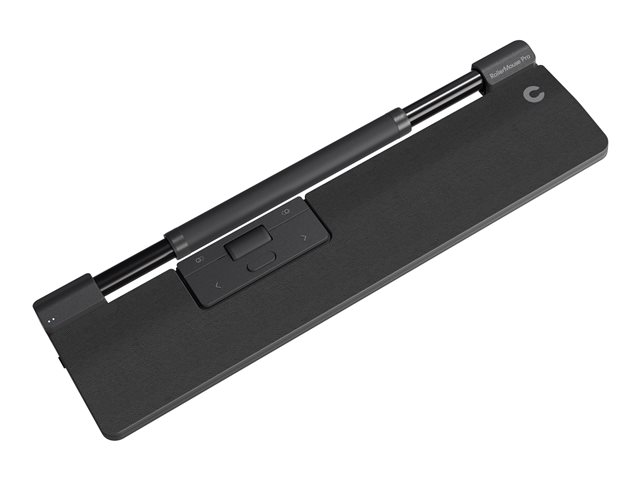 Contour RollerMouse Pro - zentrale Maus - mit schmaler Armauflage und veganem Leder