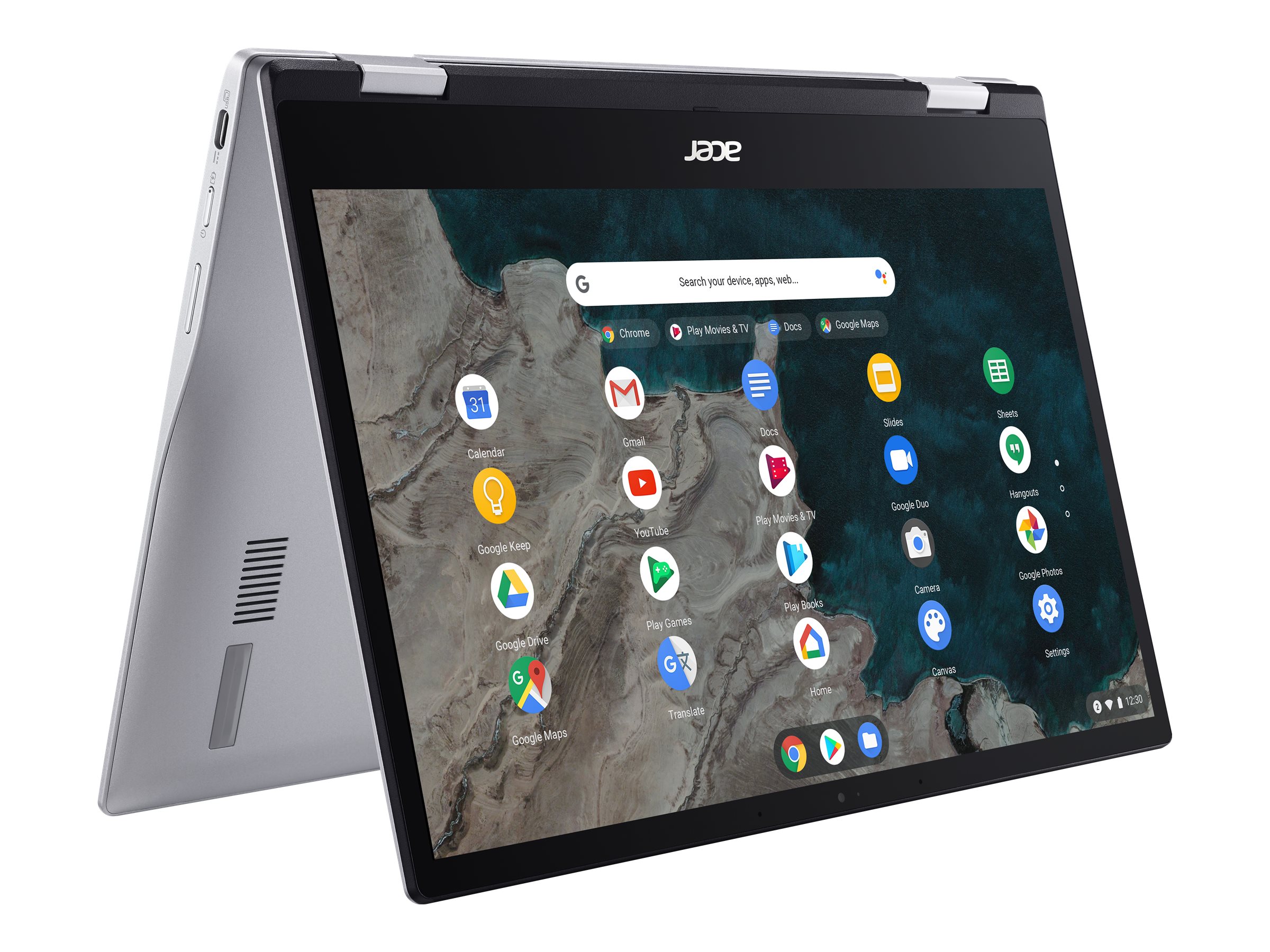 Acer Chromebook Spin 513 CP513-1H - 33.8 cm (13.3") - Snapdragon 7c Kryo 468 - 4 GB RAM - 64 GB eMMC - Deutsch