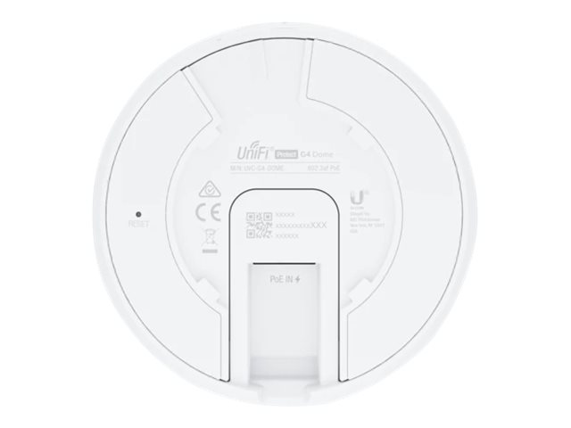 Ubiquiti UniFi Protect G4 Dome Camera - Netzwerk-Überwachungskamera - wetterfest - Farbe (Tag&Nacht) - 5 MP - 2688 x 1512 - feste Brennweite - Audio - GbE - H.264 - PoE