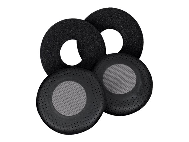 EPOS I SENNHEISER HZP 46 BLACK - Größe L - Lederohrkissen für Kopfhörer - Schwarz