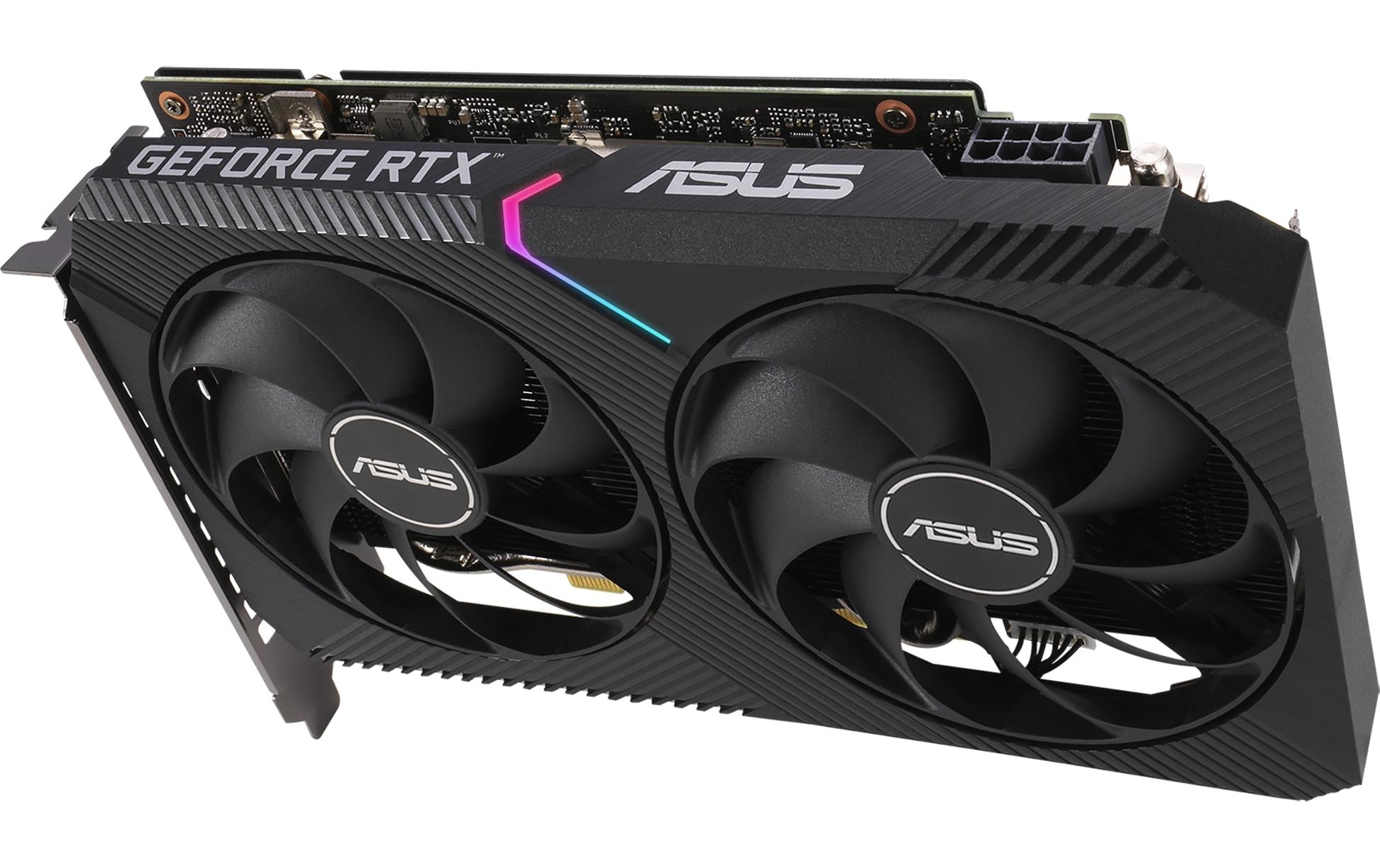 ASUS Dual GeForce RTX 3060 V2 OC LHR Grafikkarte - 3x DisplayPort, 1x HDMI