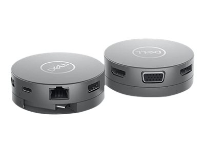 Dell Mobile Adapter DA310 - Dockingstation - USB-C - VGA
HDMI
DP
USB-C - GigE