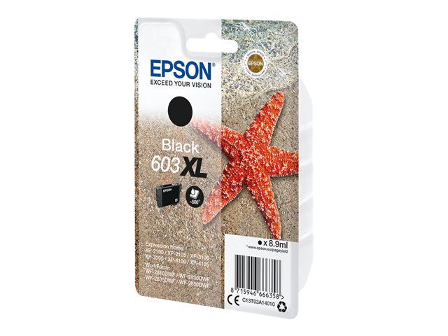 Epson Tinte 603XL / C13T03A14010 Black 