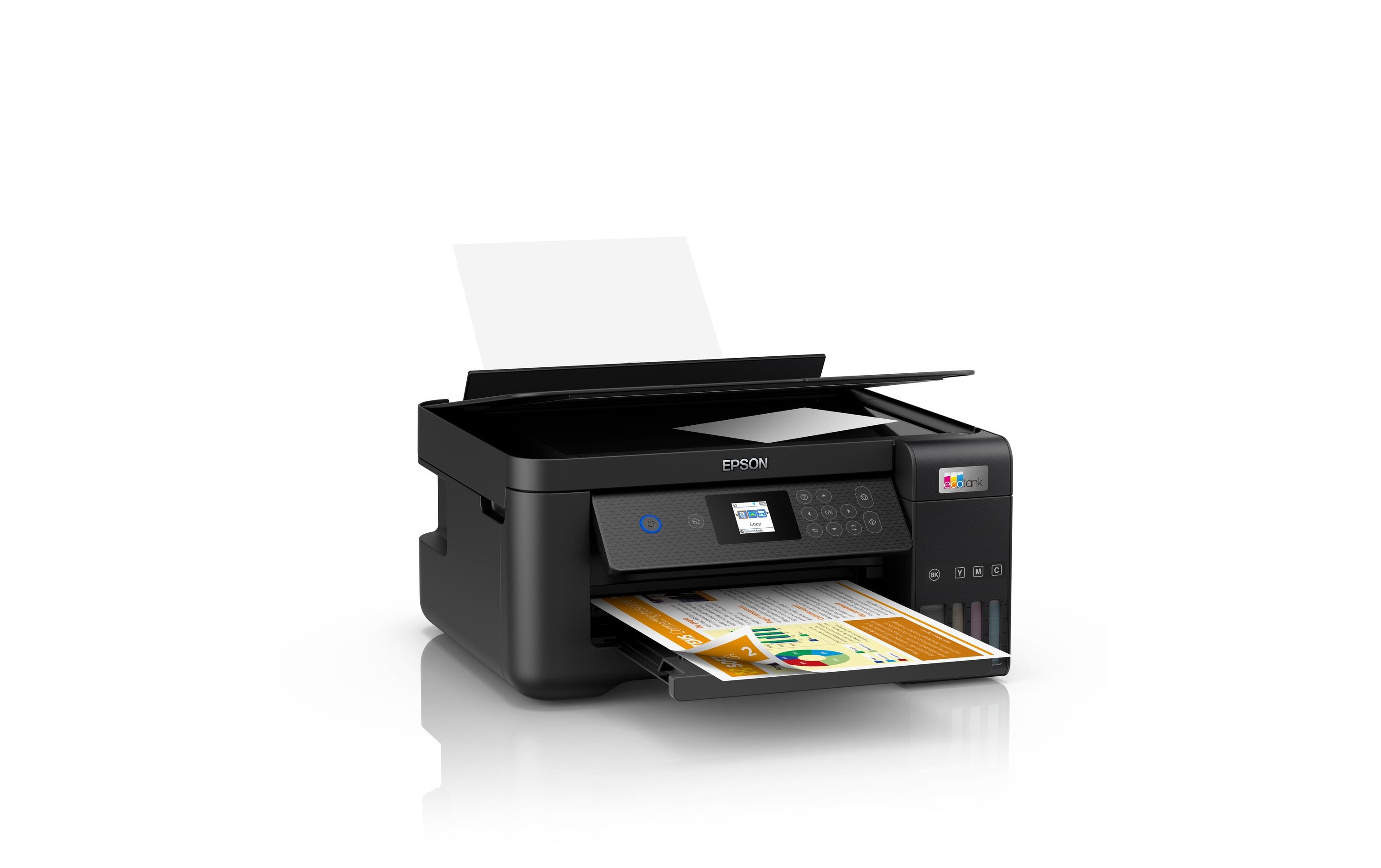 EPSON EcoTank ET-2850 3 in 1 Tintenstrahl-Multifunktionsdrucker schwarz