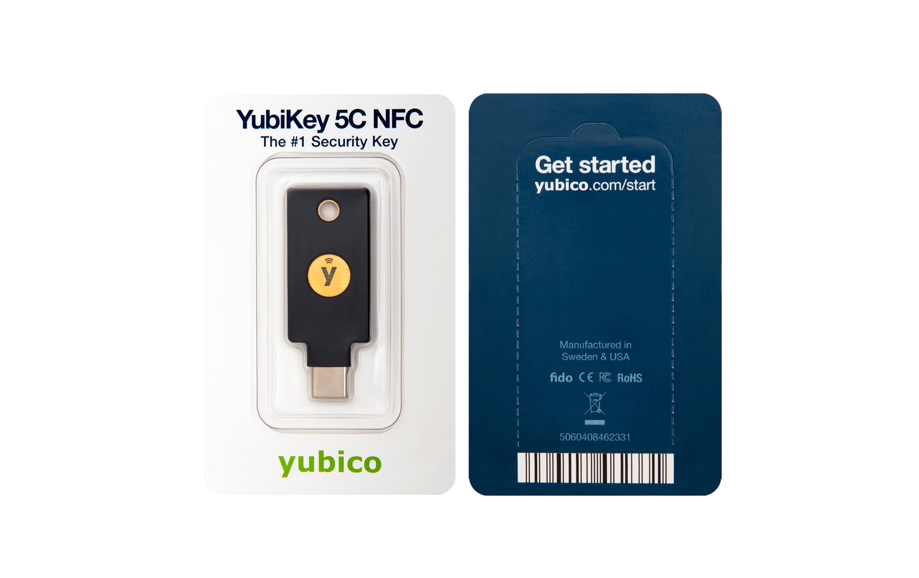 Yubico YubiKey 5C NFC USB-C, 1 Stück
