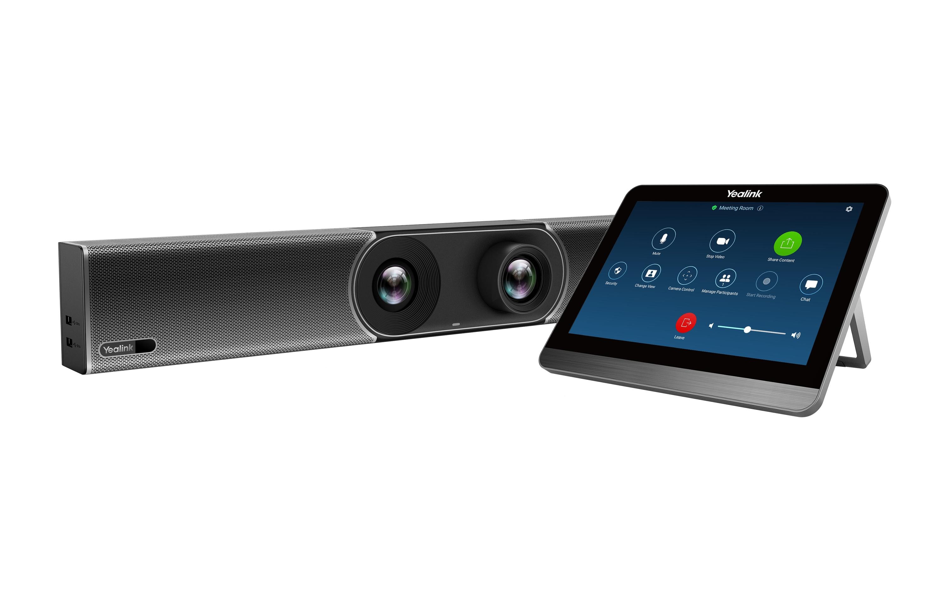 Yealink MeetingBar A30 - Kit für Videokonferenzen (Videoleiste, Touchkonsole) - Zoom Certified, Zertifiziert für Microsoft Teams - mit Yealink Collaboration Touch Panel CTP18