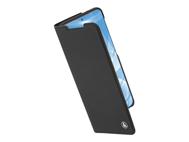 Hama Essential Line "Slim Pro" - Flip-Hülle für Mobiltelefon - Polyurethan - Schwarz - für Samsung Galaxy S21 FE 5G