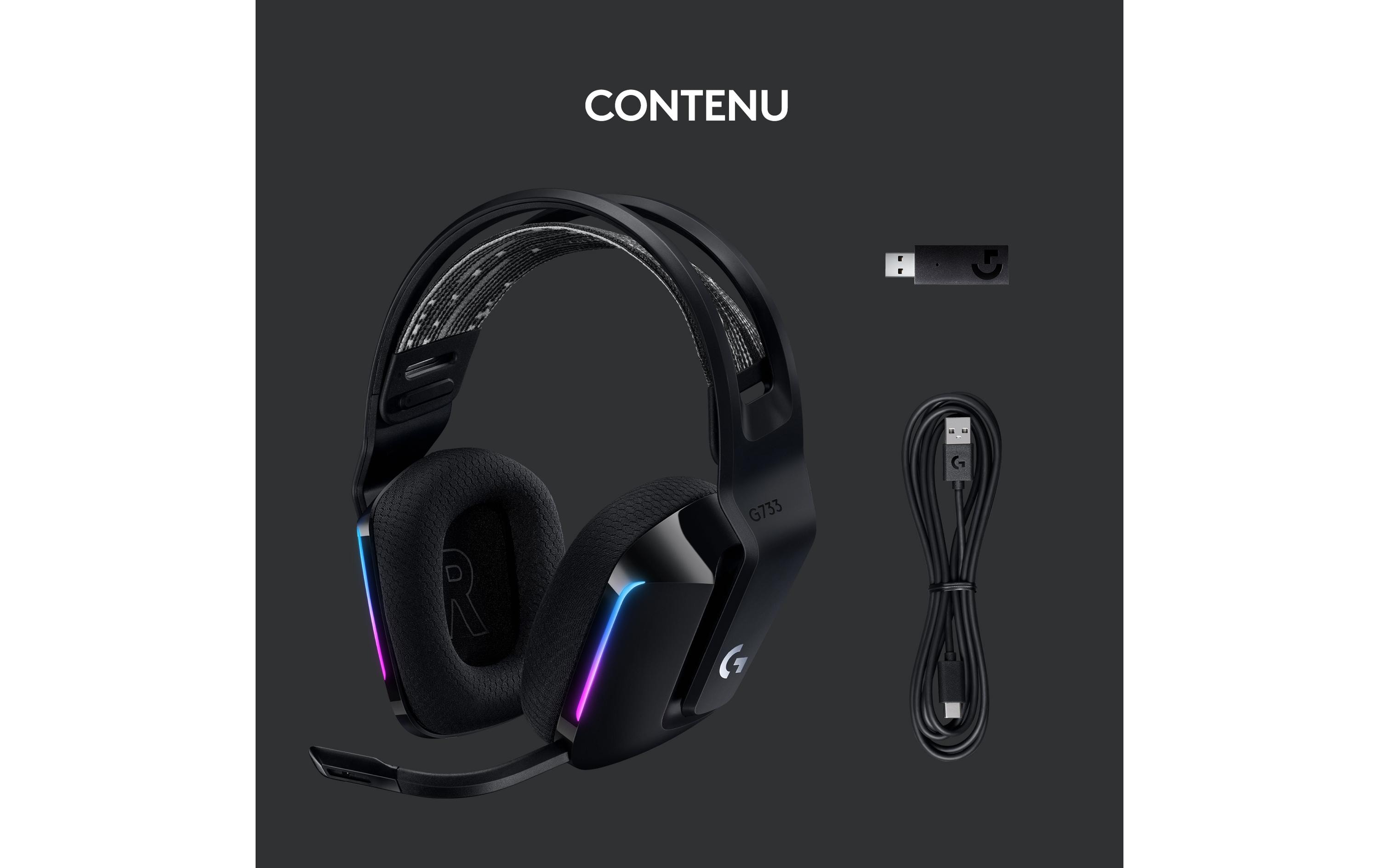 Logitech G G733 LIGHTSPEED Wireless RGB Gaming Headset - Headset