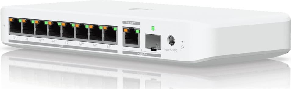 Ubiquiti UniFi Flex 2.5G PoE - Switch - managed - 8 x 2.5GBase-T + 1 x 10Gb Ethernet + 1 x 10Gb Ethernet SFP+