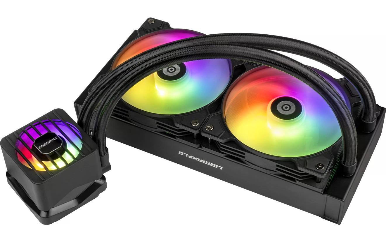 Enermax LIQMAXFLO ELC-LMF240T-ARGB - Prozessor-Flüssigkeitskühlsystem - 38 mm dicker Kühler