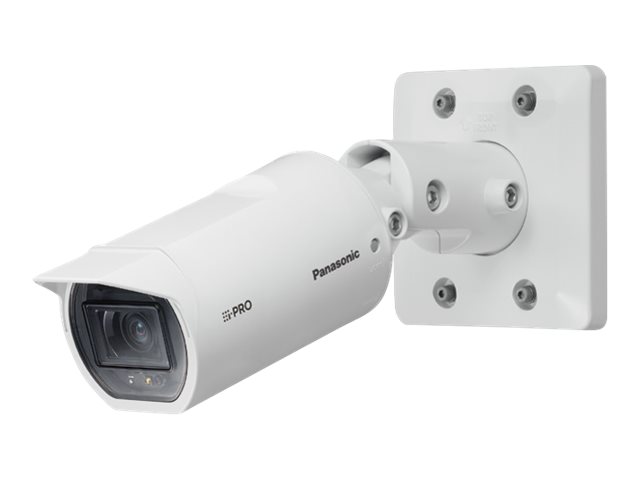 Panasonic i-Pro WV-U1542LA - Netzwerk-Überwachungskamera - Bullet - Außenbereich - staubdicht / wasserdicht / stoßfest / korrosionsbeständig - Farbe (Tag&Nacht) - 5 MP - 2688 x 1520 - motorbetrieben - LAN 10/100 - MJPEG, H.264, H.265 - PoE Class 0