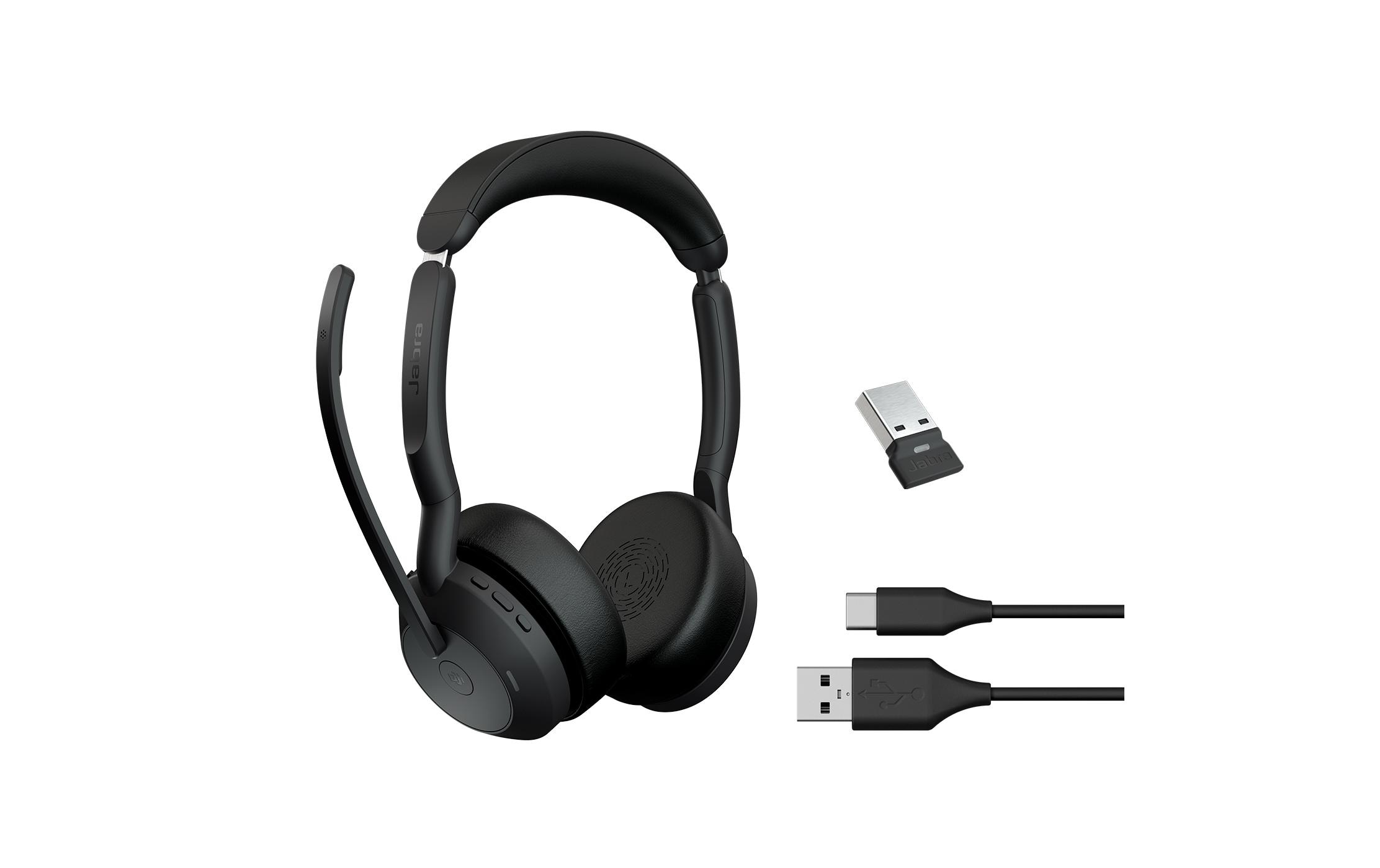 Jabra Headset Evolve2 55 Duo MS, USB-A
