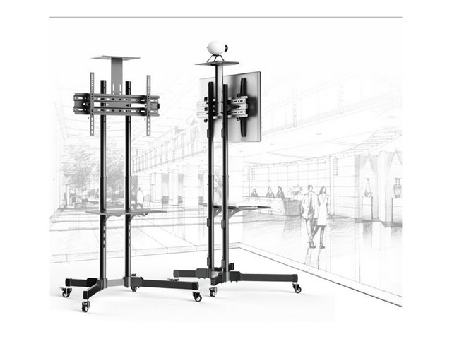 equip Wagen - für Flachbildschirm / AV-System
