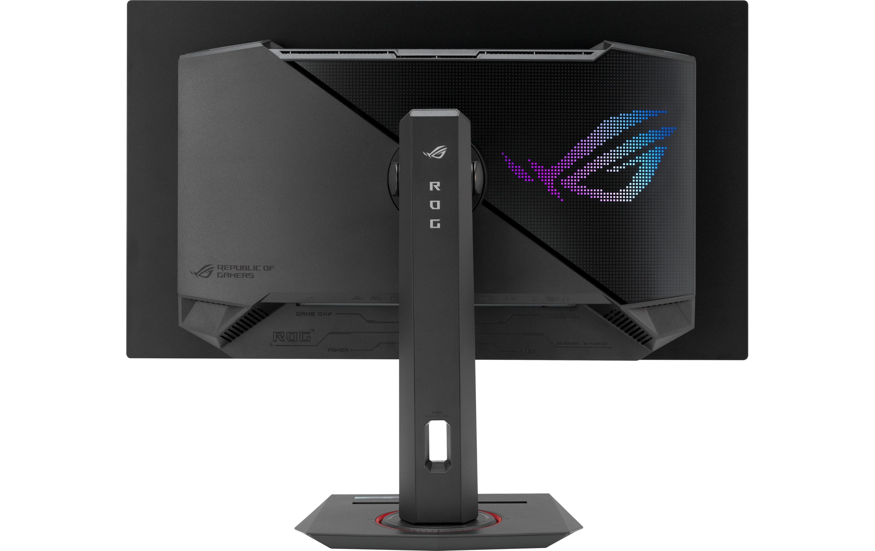 ASUS ROG Strix OLED XG27ACDNG - OLED-Monitor - Gaming - 68.6 cm (27") (26.5" sichtbar) - 2560 x 1440 QHD @ 360 Hz - 1000 cd/m² - 1500000:1 - DisplayHDR 400 - 0.03 ms - 2xHDMI, DisplayPort, USB-C - Schwarz