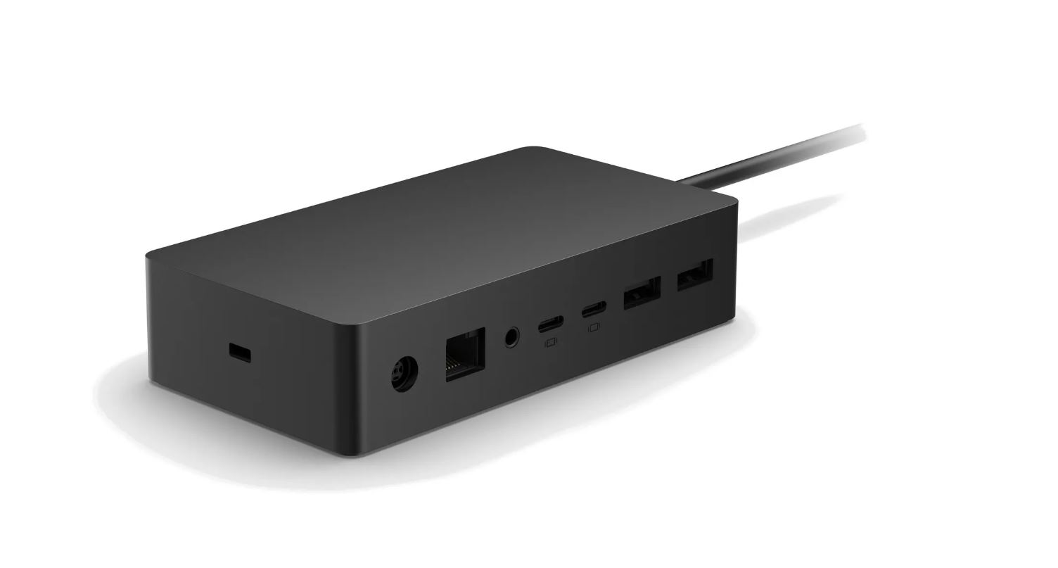 Microsoft Surface Dock 2 Docking Station für Surface Pro, Book, Go, Laptop und Pro X