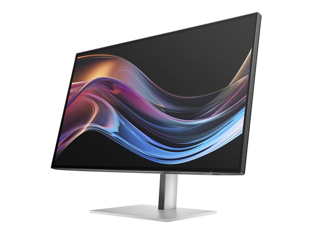 HP 727pk - Series 7 Pro - LED-Monitor - 68.6 cm (27") - 3840 x 2160 4K @ 60 Hz - IPS Black - 400 cd/m² - 2000:1 - DisplayHDR 400 - 5 ms - Thunderbolt 4, HDMI, DisplayPort - Schwarz, Silber