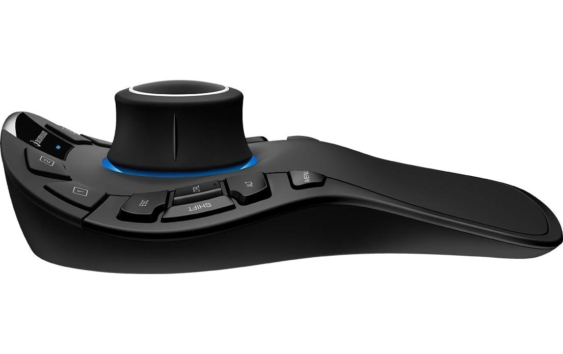 3Dconnexion SpaceMouse Pro Wireless - Bluetooth Edition - 3D-Maus - 2.4 GHz
Bluetooth
USB-C