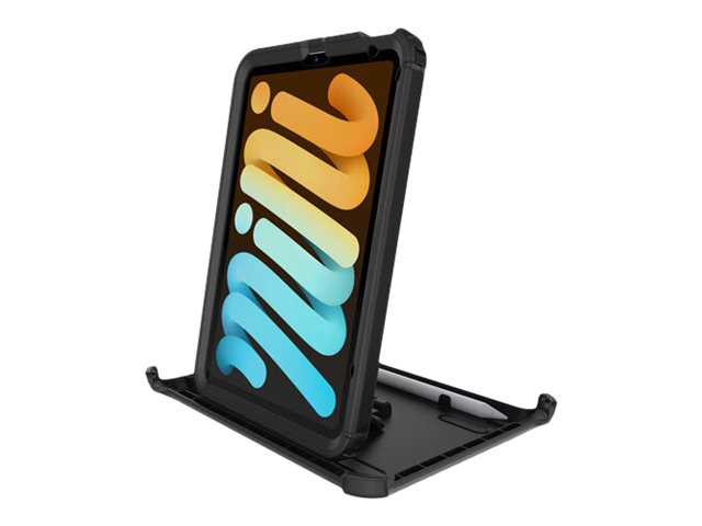 OtterBox Defender Series - Schutzhülle für Tablet - Polycarbonat, Kunstfaser - Schwarz - für Apple iPad mini (6. Generation)