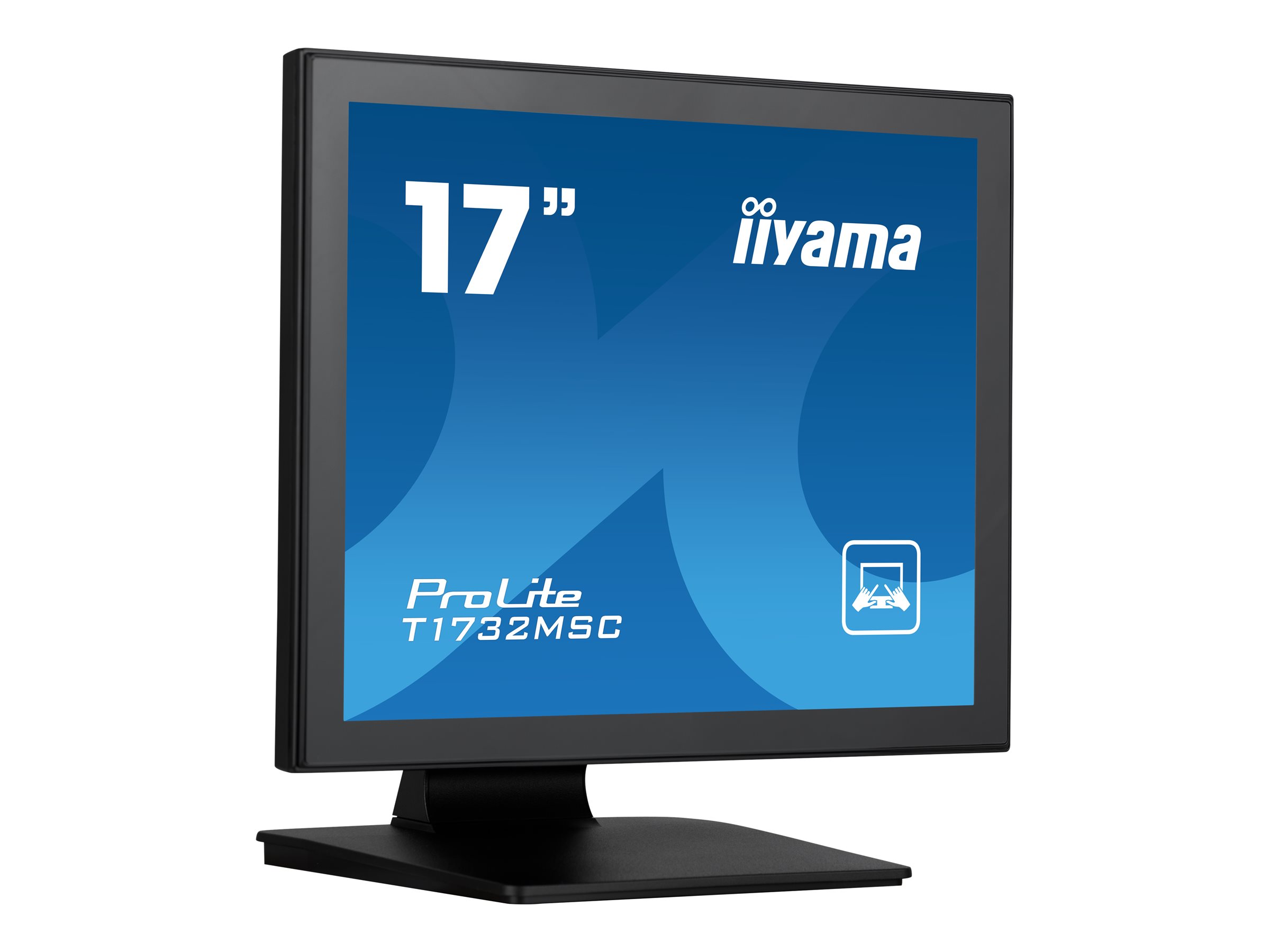 iiyama ProLite T1732MSC-B1SAG - LED-Monitor - 43 cm (17") - Touchscreen - 1280 x 1024 @ 75 Hz - TN - 250 cd/m² - 1000:1 - 5 ms - HDMI, VGA, DisplayPort - Lautsprecher - Schwarz, matte Oberfläche