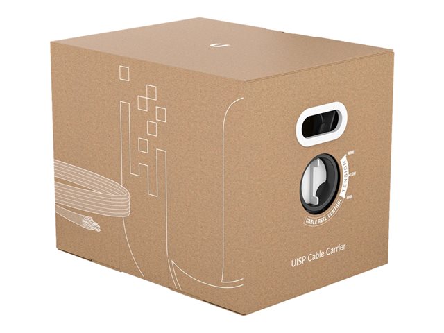 Ubiquiti UISP Cable Carrier - Bulkkabel - 305 m - 6.8 mm - STP - CAT 5e - im Freien, robust - Schwarz