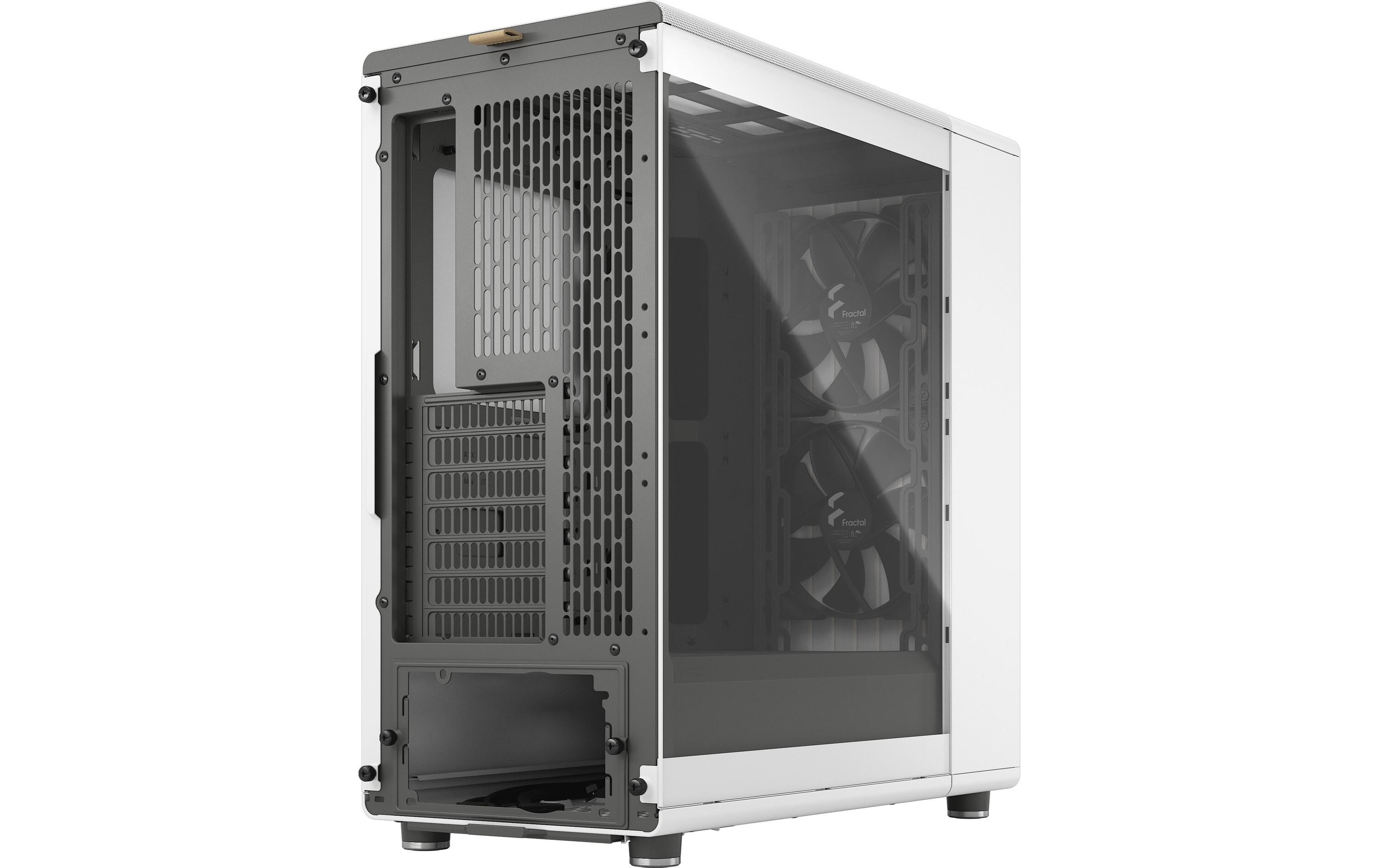 Fractal Design PC-Gehäuse North TG Clear Weiss