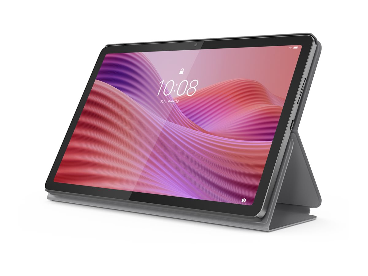 Lenovo Tab ZAEH - Tablet - Android 14 oder höher - 128 GB eMMC - 25.7 cm (10.1") IPS (1920 x 1200) - microSD-Steckplatz - Luna Gray - mit klare Hülle