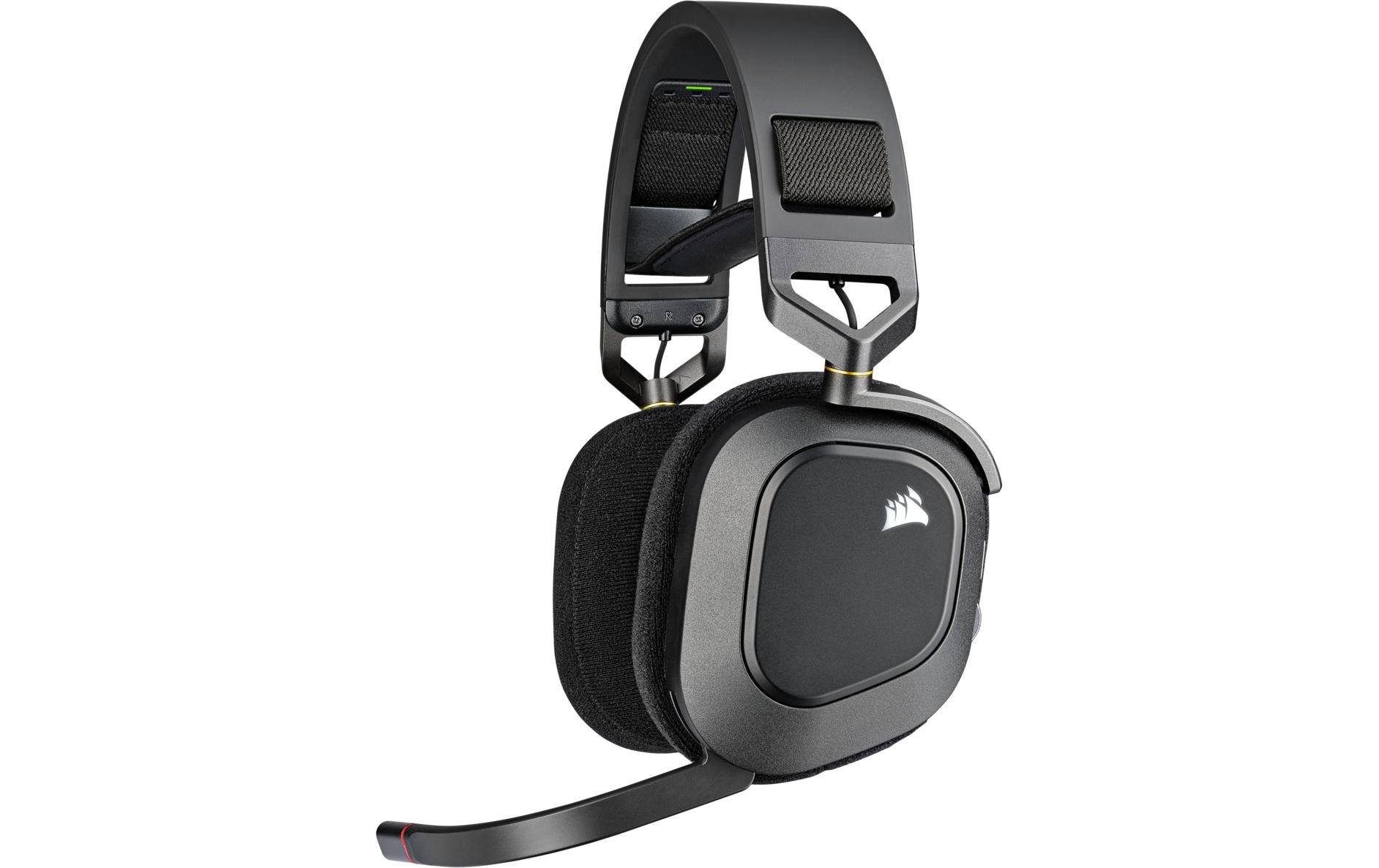 CORSAIR Gaming HS80 RGB - Headset - ohrumschließend - 2,4 GHz - kabellos - USB
